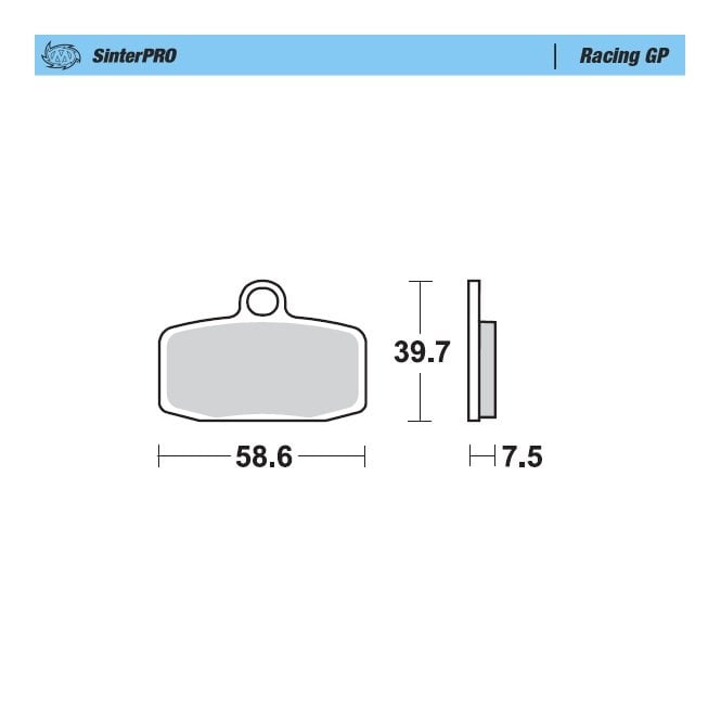 Moto-Master Racing GP SinterPRO Brake Pads - 97412