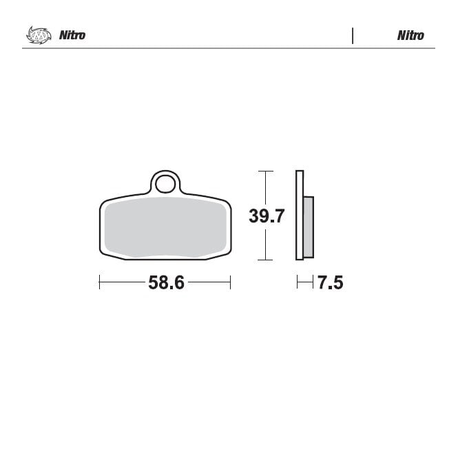 Moto-Master Nitro Brake Pads - 97421