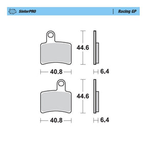Moto-Master Racing GP SinterPRO Brake Pads - 99312