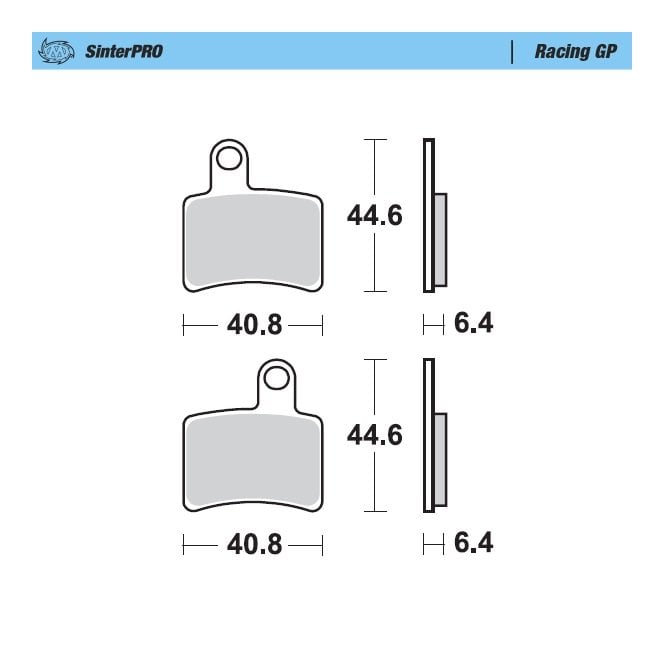Moto-Master Racing GP SinterPRO Brake Pads - 99312