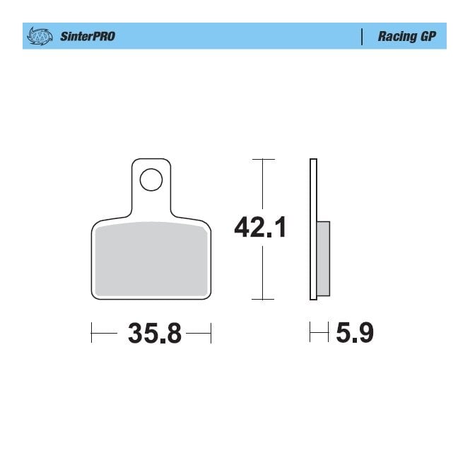 Moto-Master Racing GP SinterPRO Brake Pads - 99412