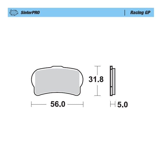 Moto-Master Racing GP SinterPRO Brake Pads - 99512