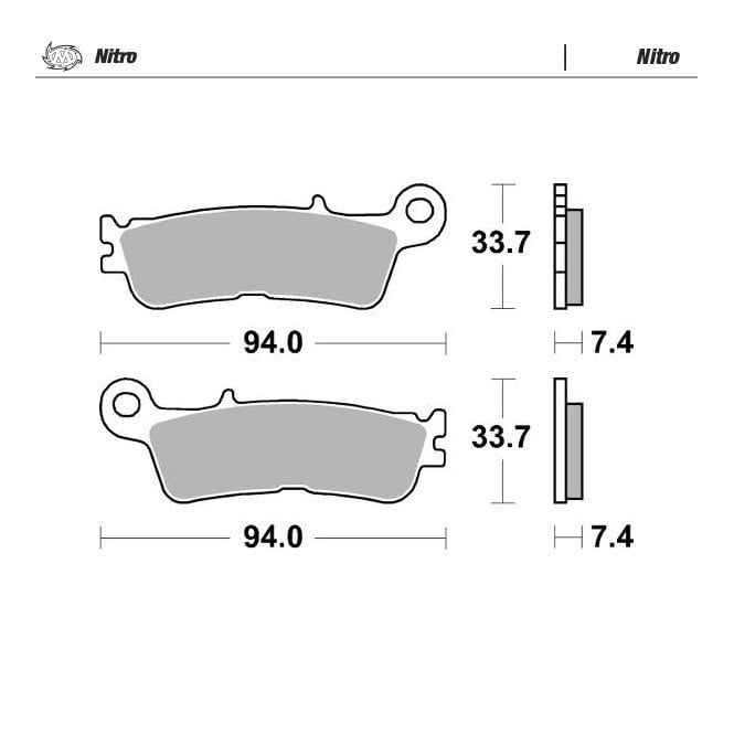 Moto-Master Nitro Brake Pads - 99821