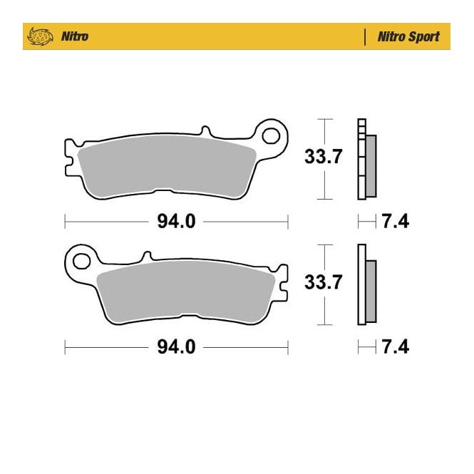 Moto-Master Nitro Sport Brake Pads - 99822