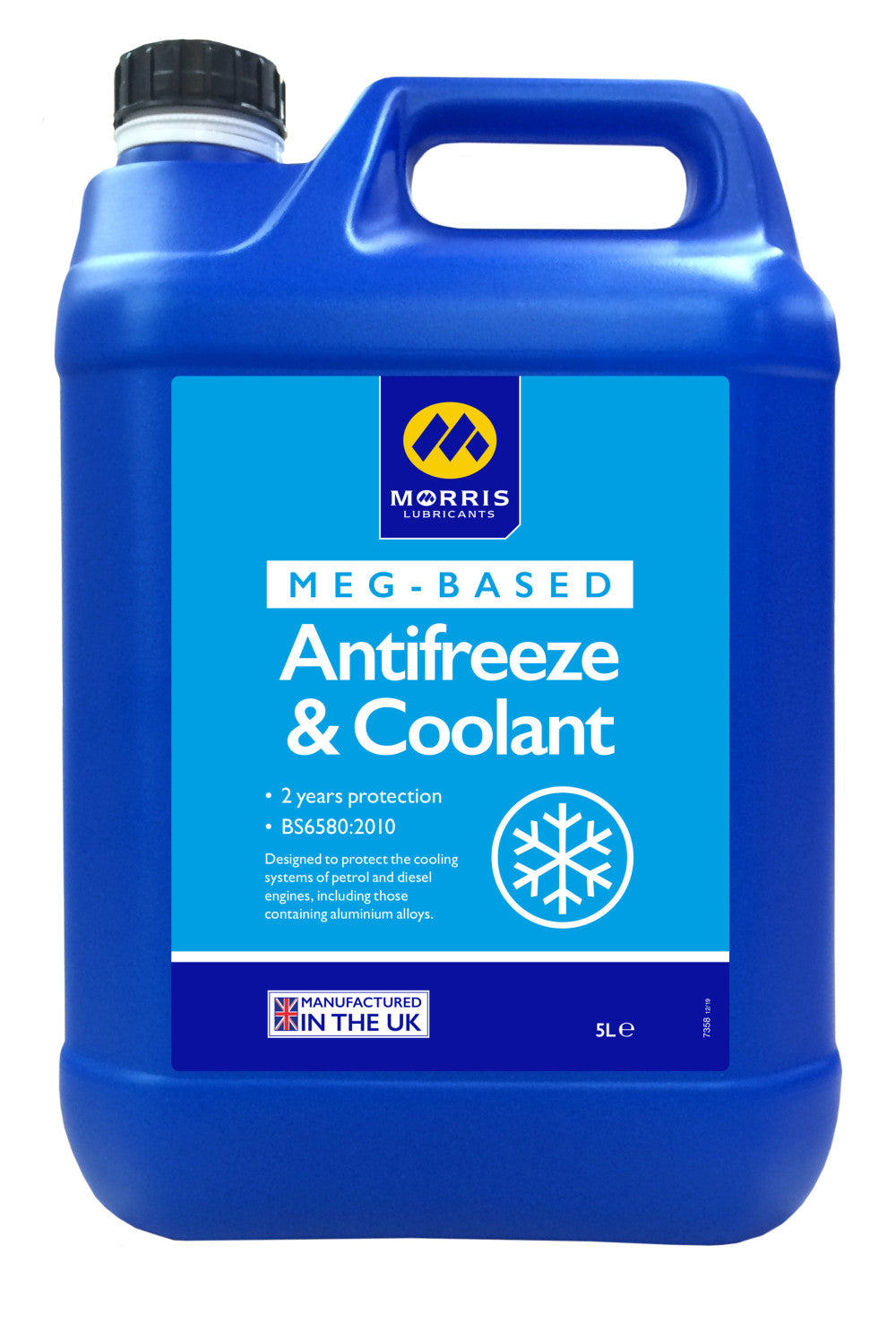 Morris Lubricants MEG Antifreeze & Coolant 5L - Beedspeed