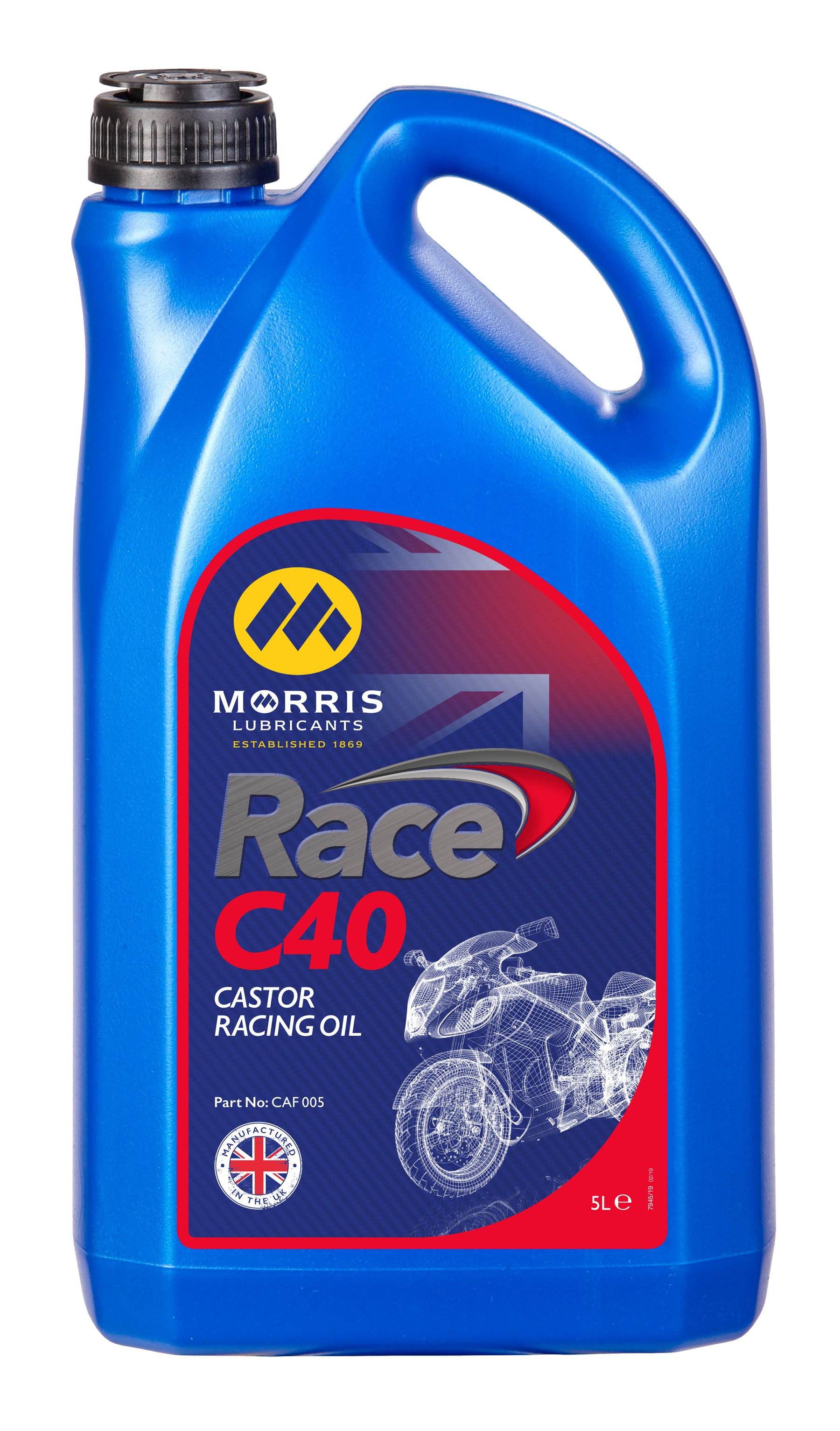 Morris Lubricants Race C40 Competition Engine Oil 5L