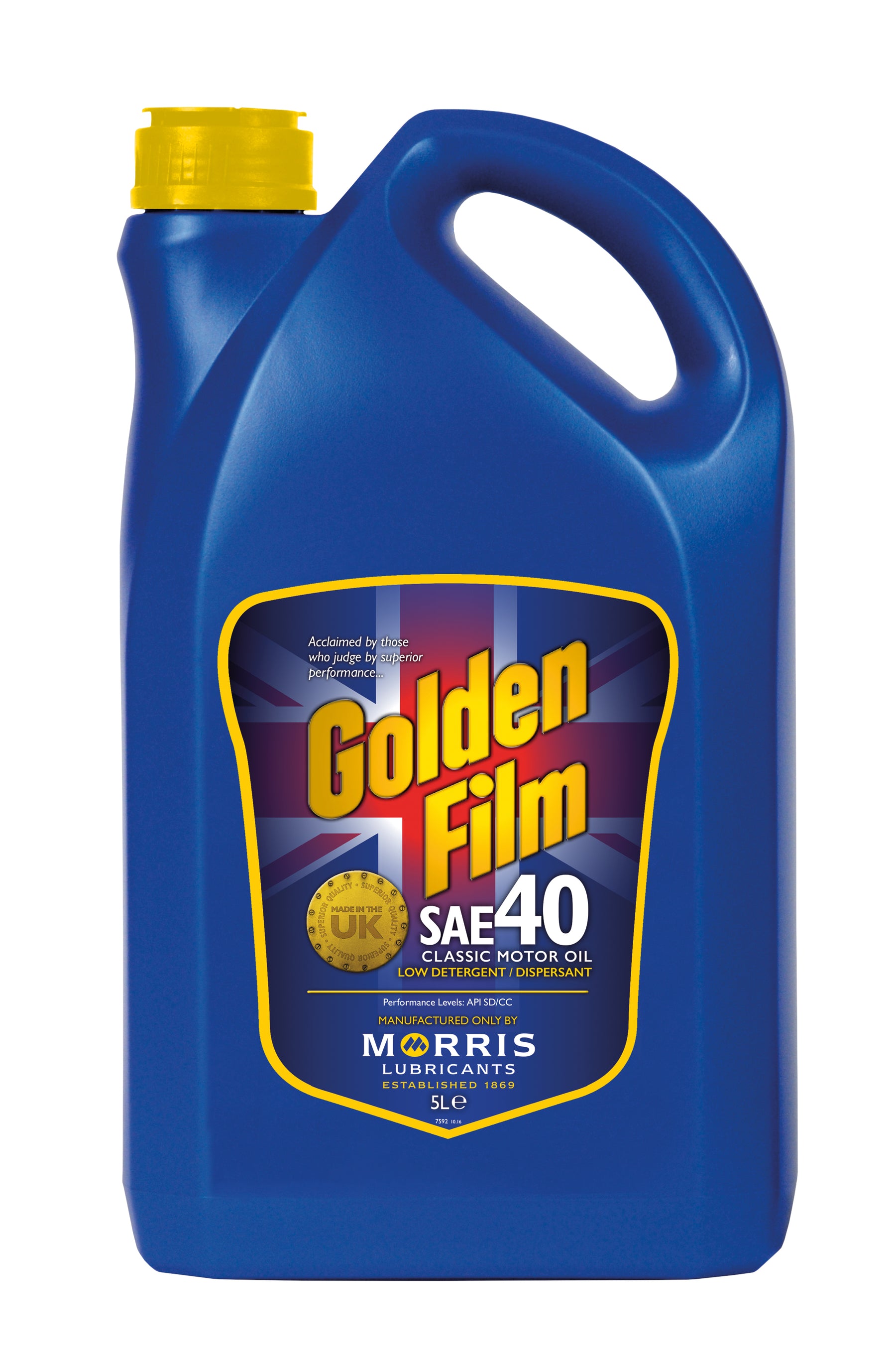 Morris Lubricants Golden Film SAE 40 Classic Engine Oil 5L