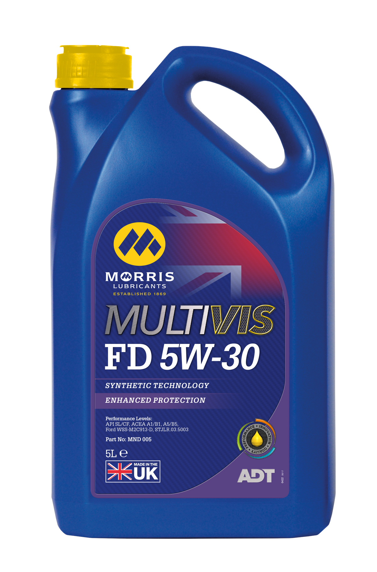 Morris Lubricants Multivis ADT FS 5W-30 Transmission Fluid 5L