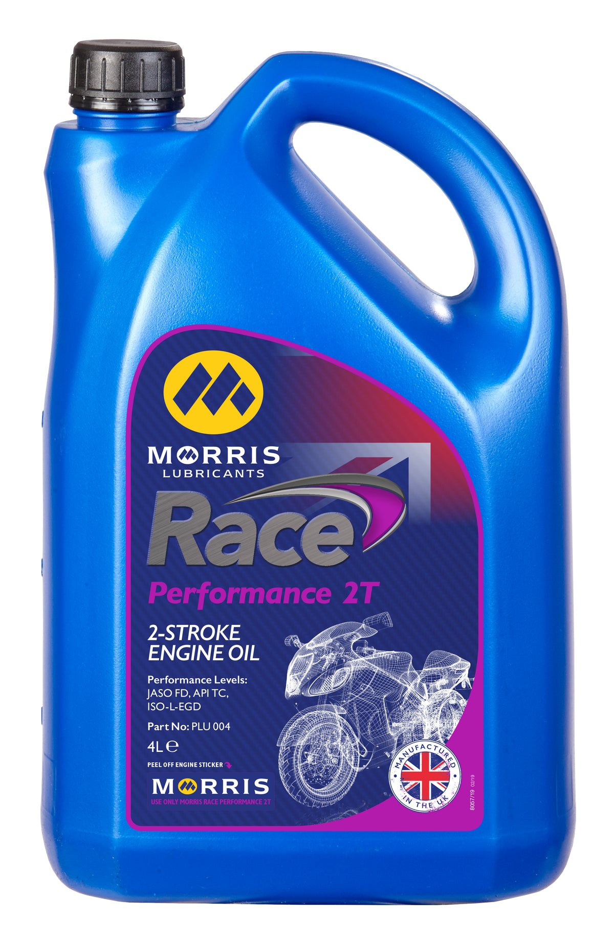 Morris Lubricants Race Performance 2T Two Stroke Oil 4L