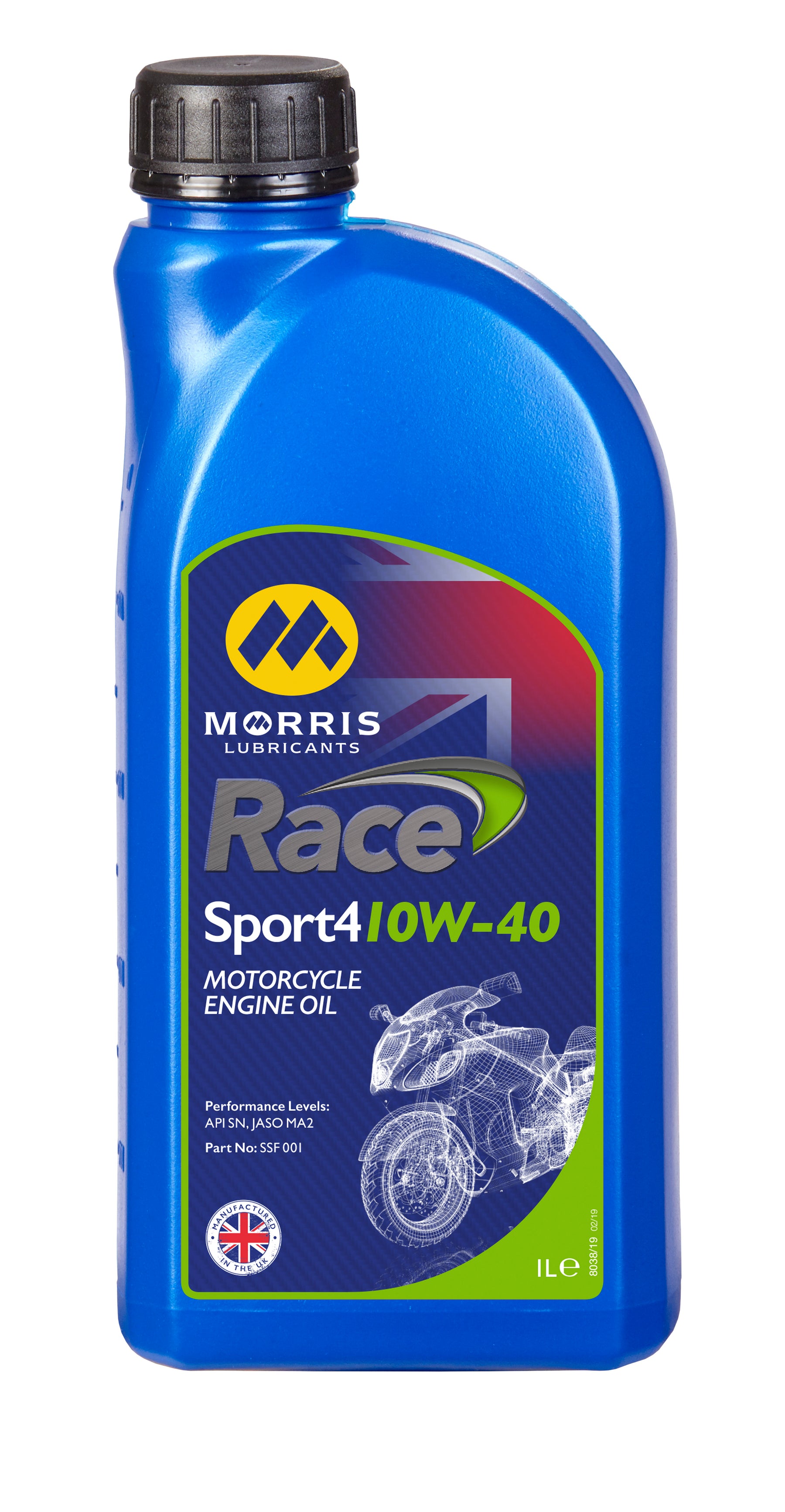 Morris Lubricants Race Sport 4 10W-40 Engine Oil 1L