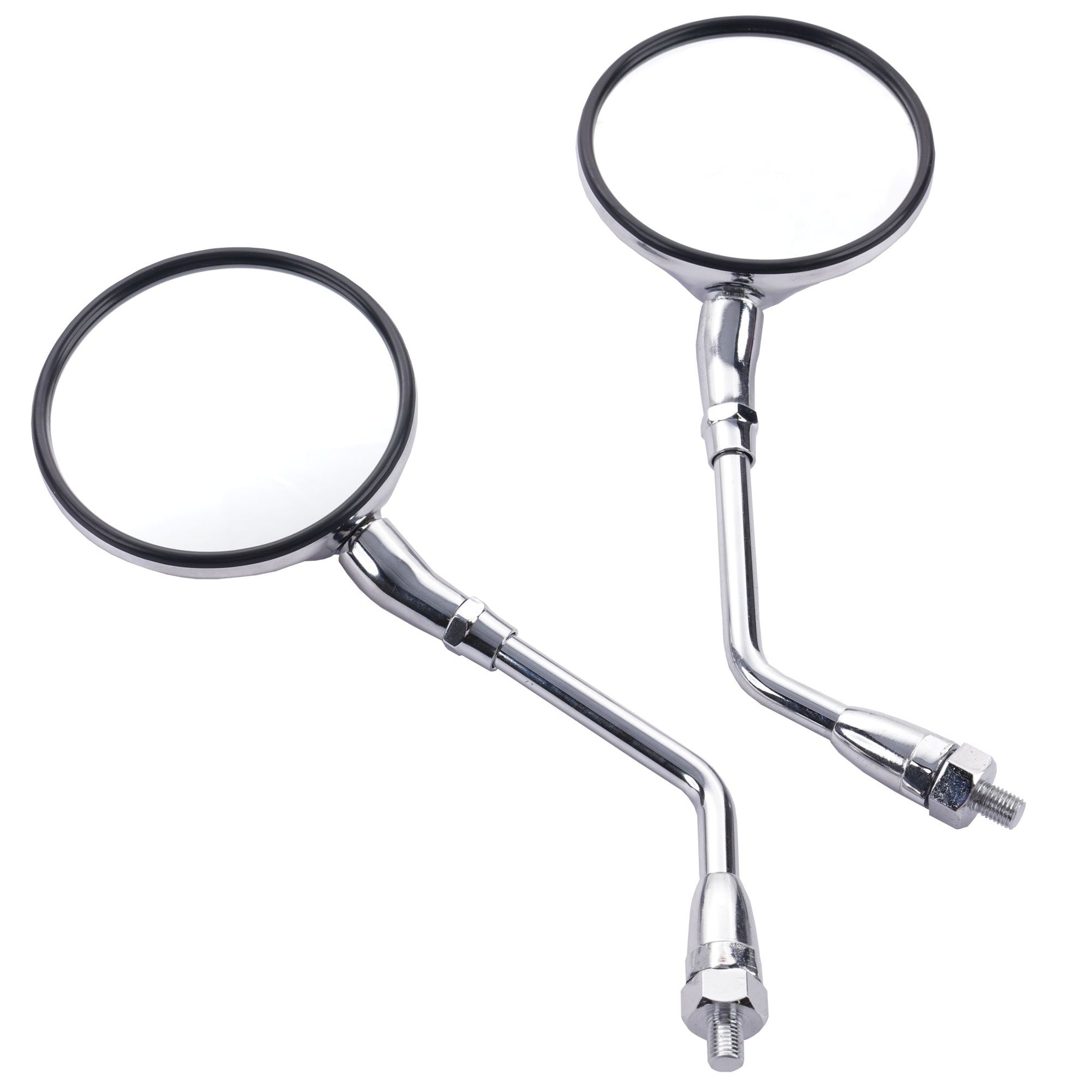 Universal Mirror Set  Round 10mm (Standard Thread) Pair (MRU056) - Beedspeed