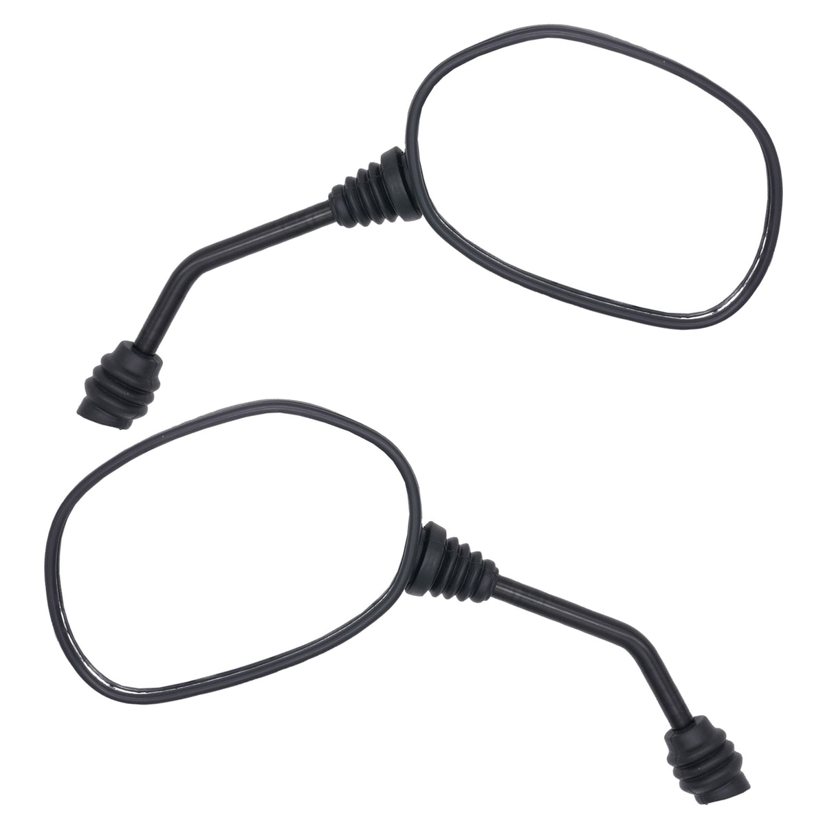 Universal Scooter Mirror Set Black 8mm Standard Thread (Pair) - #MRU058