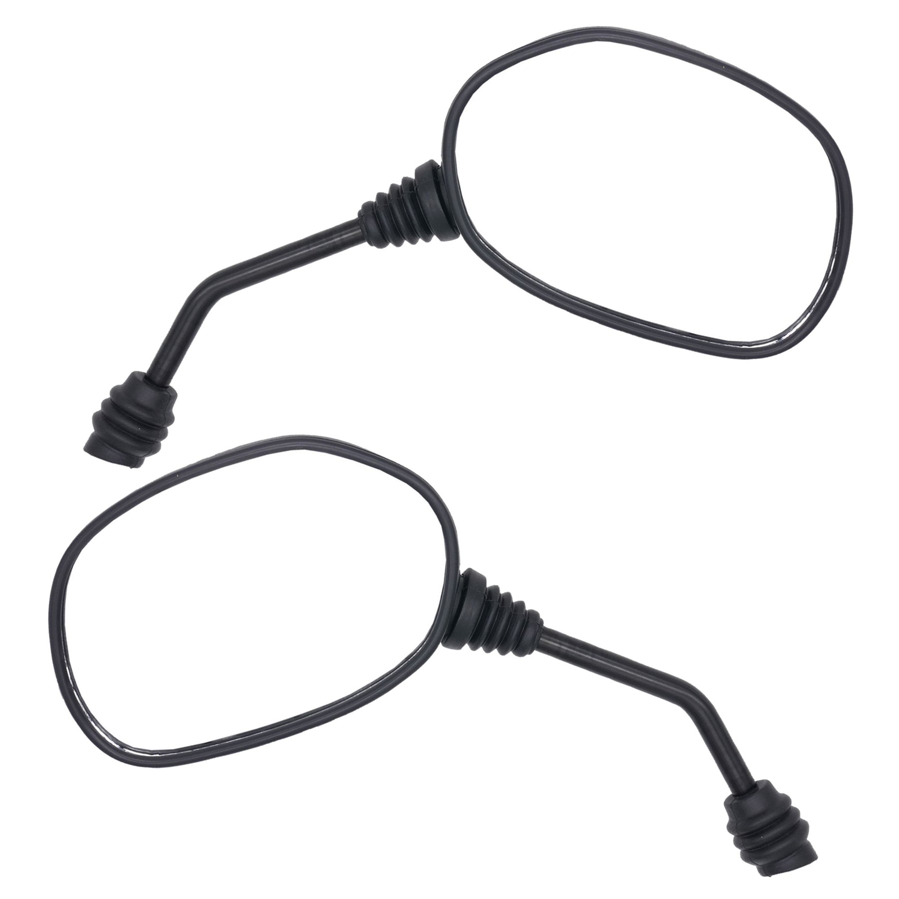 Universal Scooter Mirror Set Black 8mm Standard Thread (Pair) - #MRU058