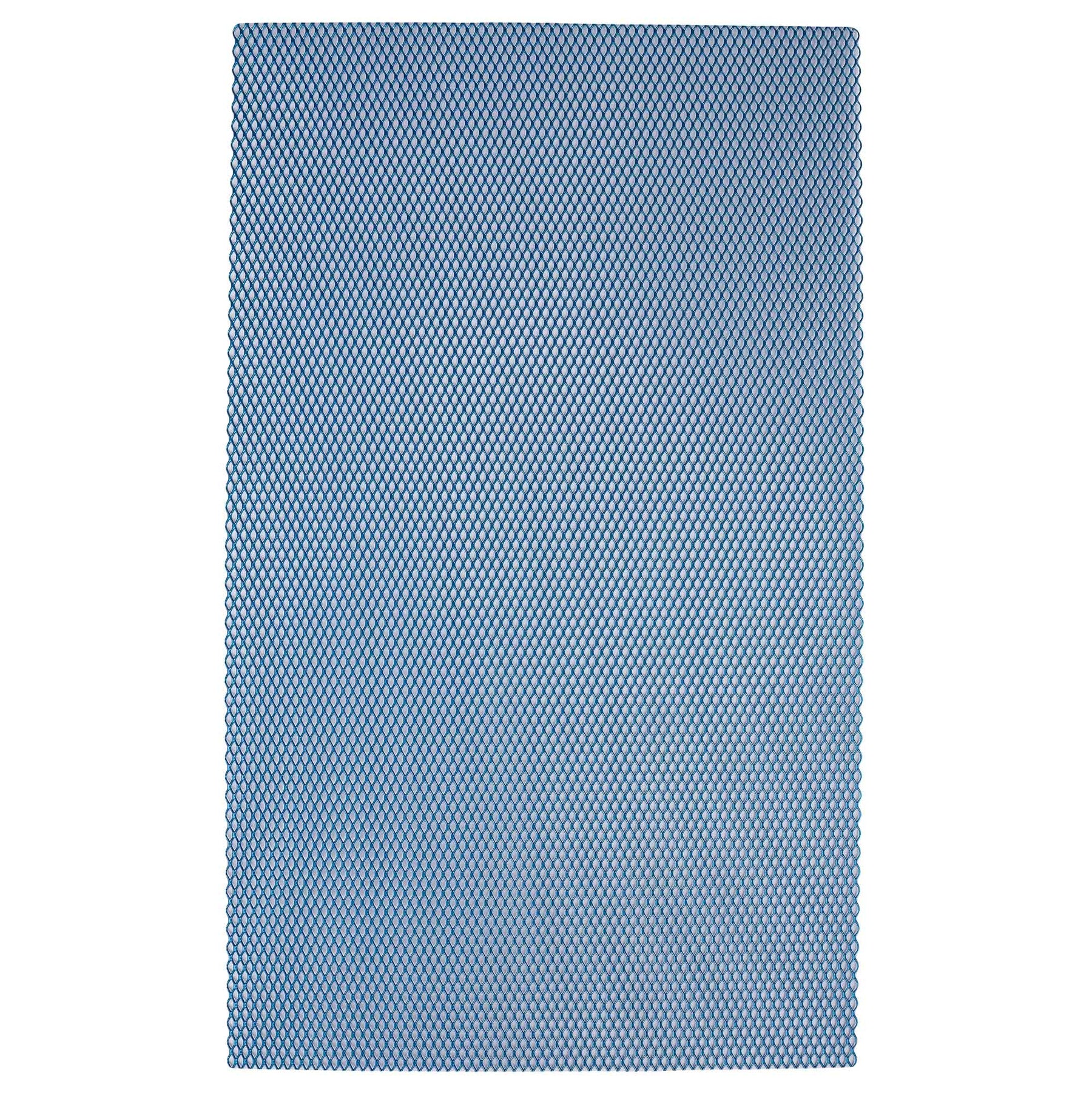 Bike It Aluminium Mesh Fairing Insert Blue 33.5x20cm Motorcycle Custom MX