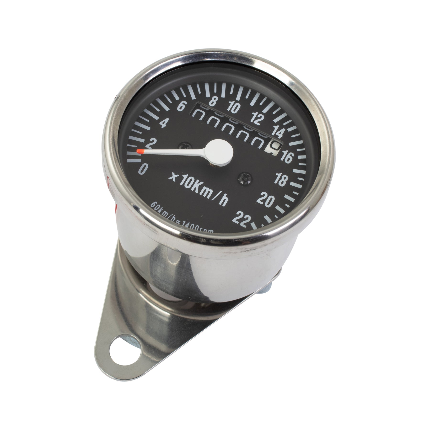Chrome KMH Speedo 65mm 60:1400rpm Universal Motorcycle Custom