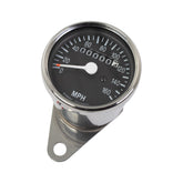 Chrome MPH Speedo 65mm 60mph:2240rpm Universal Motorcycle Custom - Beedspeed