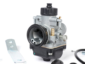 Piaggio 50cc 2T Minarelli Horizontal Carburettor Kit MALOSSI PHBG 21 BS 1610995 round slider CS=23mm