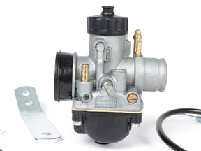 Piaggio 50cc 2T Minarelli Horizontal Carburettor Kit MALOSSI PHBG 21 BS 1610995 round slider CS=23mm