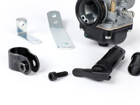 Piaggio 50cc 2T Minarelli Horizontal Carburettor Kit MALOSSI PHBG 21 BS 1610995 round slider CS=23mm