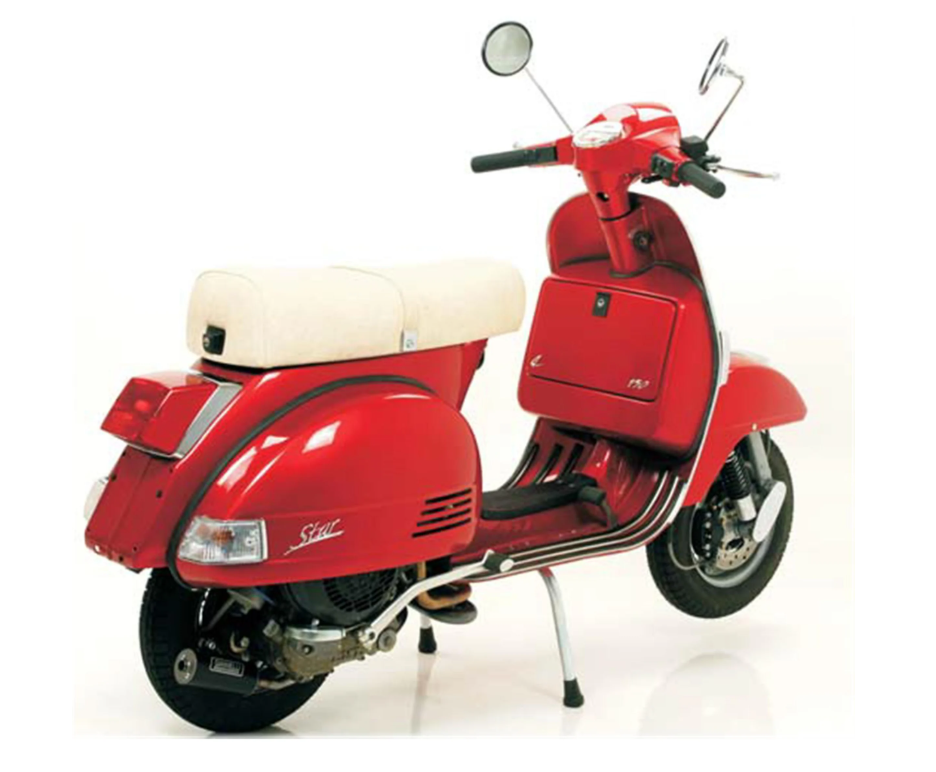 LML Star/Deluxe 125-150cc 4 Stroke 4T Giannelli Vintage Racing Exhaust - Black