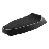 Vespa PX Super Sprint VBA/VBB GT/R 125-200cc NISA Sella Sport Racing Seat - Black / Grey Piping