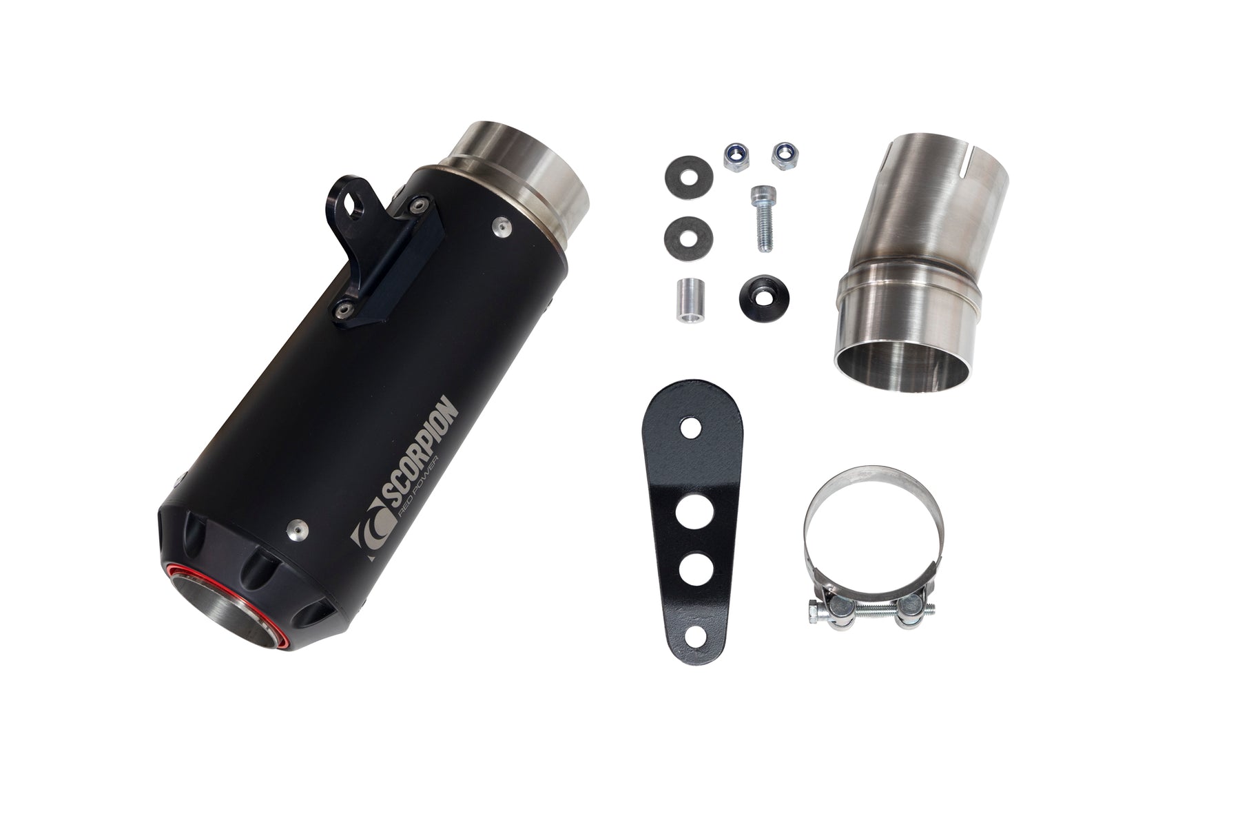 BMW M1000 R (2023–2024) Scorpion Exhaust Red Power Slip-on - Black Ceramic