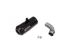 Benelli TNT 125 (2017–2024) Scorpion Exhaust Red Power Slip-On – Ceramic Black