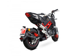 Benelli TNT 125 (2017–2024) Scorpion Exhaust Red Power Slip-On – Brushed Stainless