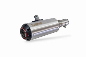 Bullit Hero 125 (2017-2026) SCORPION Exhaust Red Power Slip-on – Brushed Stainless Steel
