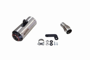 Bullit Hero 125 (2017-2026) SCORPION Exhaust Red Power Slip-on – Brushed Stainless Steel