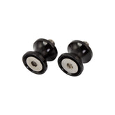 Bike It Paddock Stand Bobbins Black 10mm x1.5 Motorcycle Swingarm Spools - Beedspeed