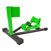 BikeTek Series Five Front Wheel Chock Black Green - Beedspeed
