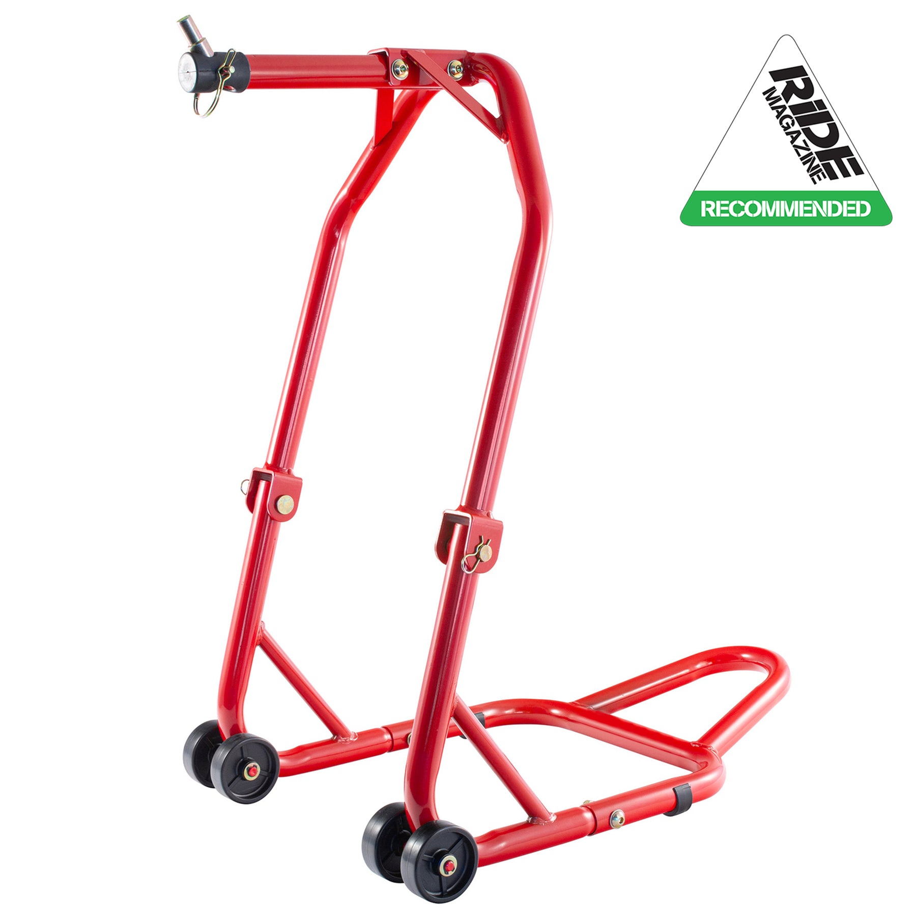 BikeTek Series 3 Front Headlift Track Paddock Stand Red