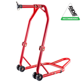 BikeTek Series 3 Front Headlift Track Paddock Stand Red