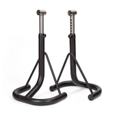 BikeTek Motorcycle Footpeg Support Stand Black