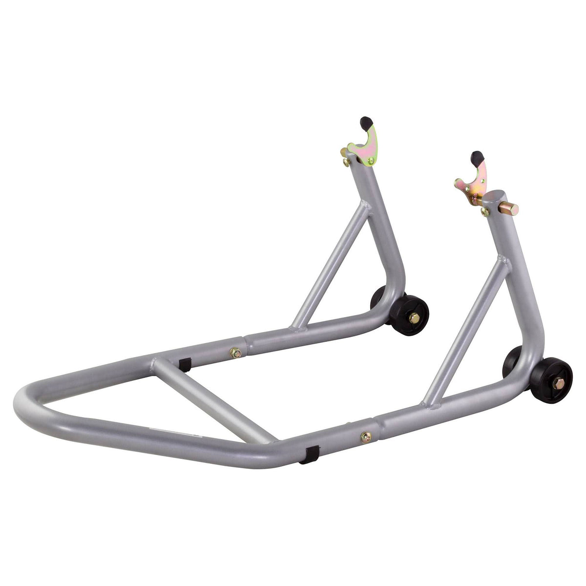BikeTek Race Aluminium Rear Paddock Stand Bobbin Fitment Grey
