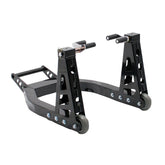 BikeTek Aluminium Box Section Front Paddock Stand Black