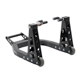 BikeTek Aluminium Box Section Front Paddock Stand Black