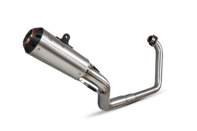 Honda CB 125 R (2018–2020) Scorpion Exhaust Red Power Full System - Brushed Stainless