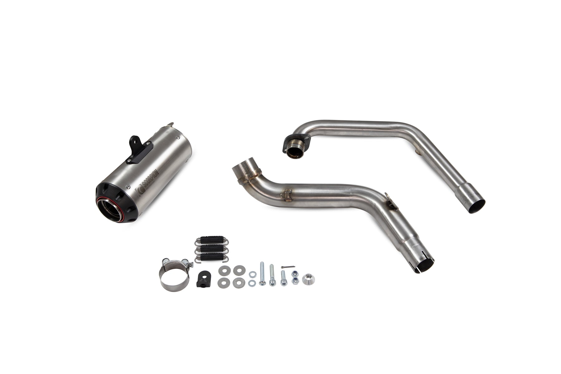 Honda CB 125 R (2018–2020) Scorpion Exhaust Red Power Full System - Brushed Stainless