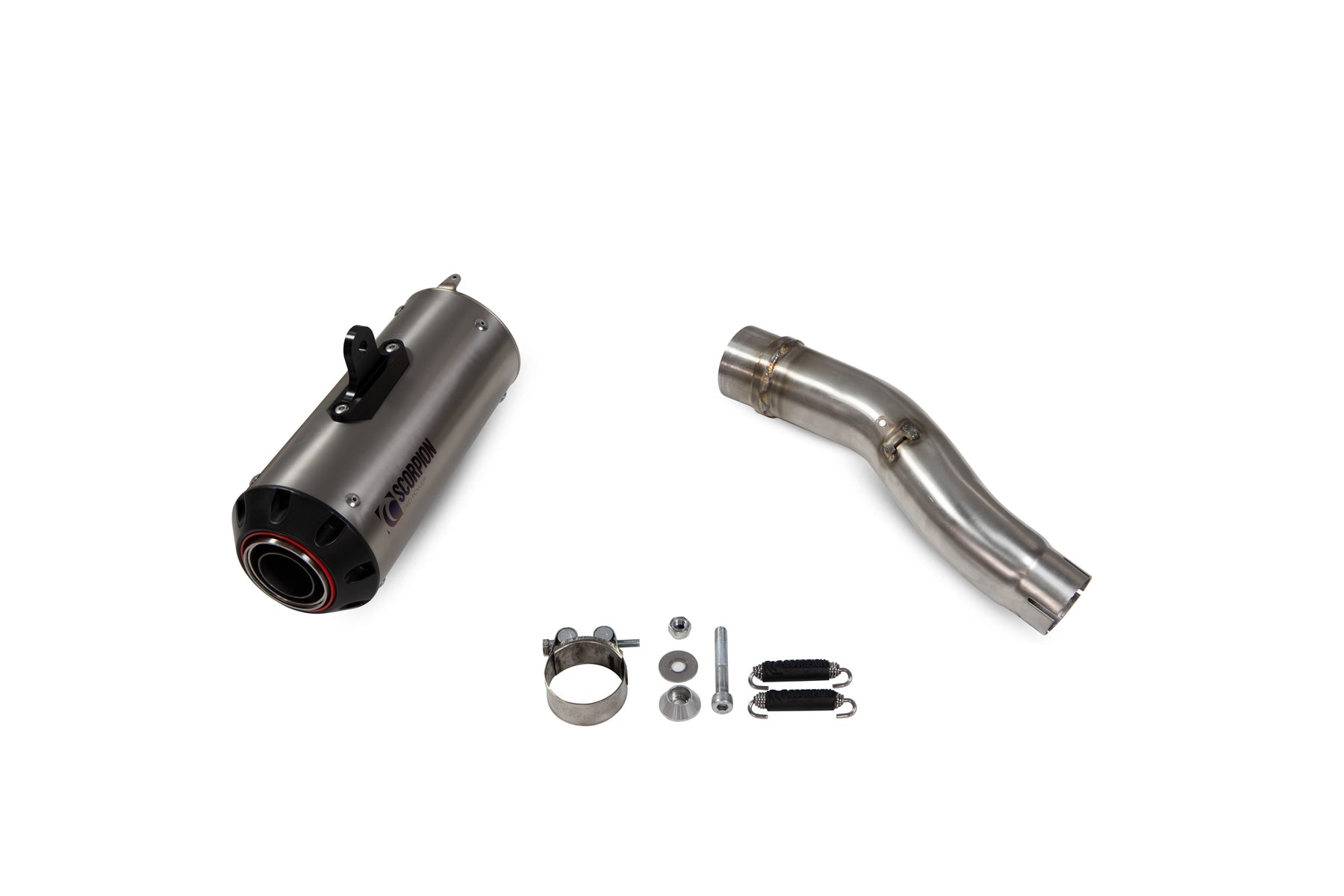 Honda CBR 500 R (2019–2025) Scorpion Exhaust Red Power Slip-on - Titanium