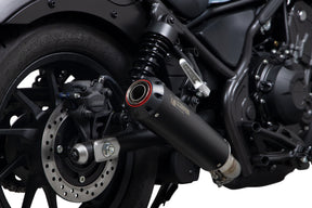 Honda CMX 500 Rebel (2017–2019) Scorpion Exhaust Red Power Slip-on - Black Ceramic