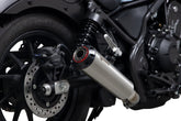 Honda CMX 500 Rebel (2017–2019) Scorpion Exhaust Red Power Slip-on - Brushed Stainless