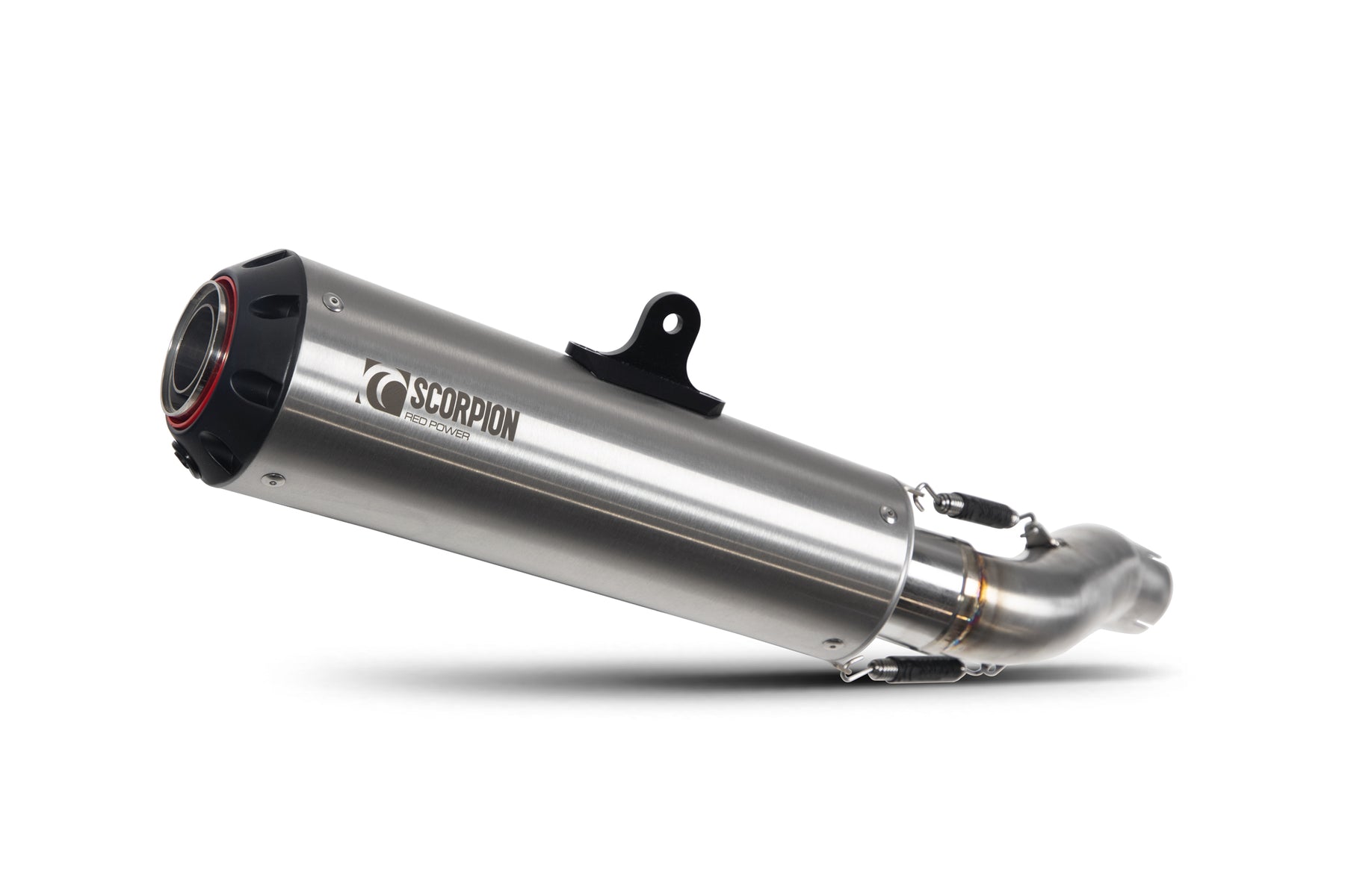 Honda CMX 500 Rebel (2017–2019) Scorpion Exhaust Red Power Slip-on - Brushed Stainless