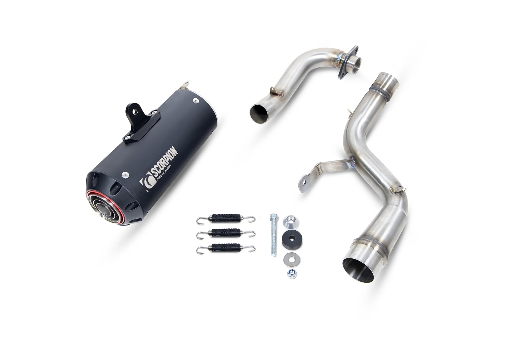 Honda MSX/Grom 125 (2016–2020) Scorpion Exhaust Red Power Full System - Black Ceramic