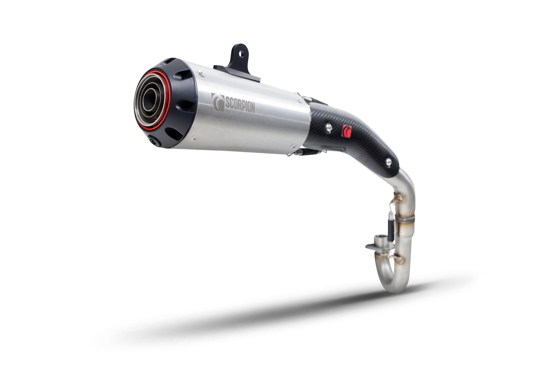 Honda Monkey 125 (2018–2024) Scorpion Exhaust Red Power Full System - Brushed Stainless