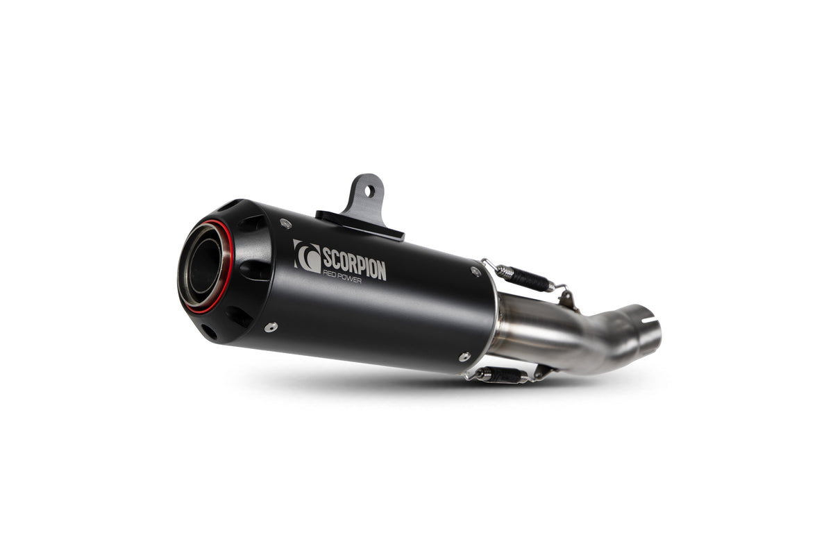 Honda CB 500 F (2019–2025) Scorpion Exhaust Red Power Slip-on - Black Ceramic