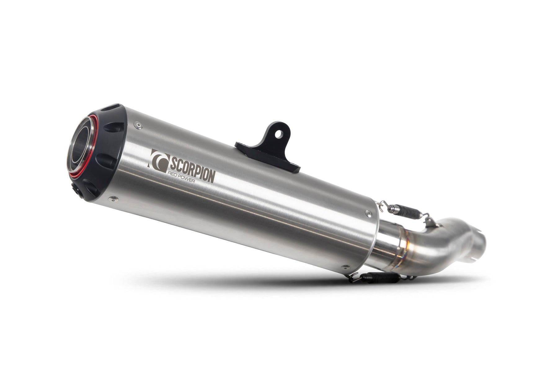 Honda CMX 500 Rebel (2020–2025) Scorpion Exhaust Red Power Slip-on - Brushed Stainless