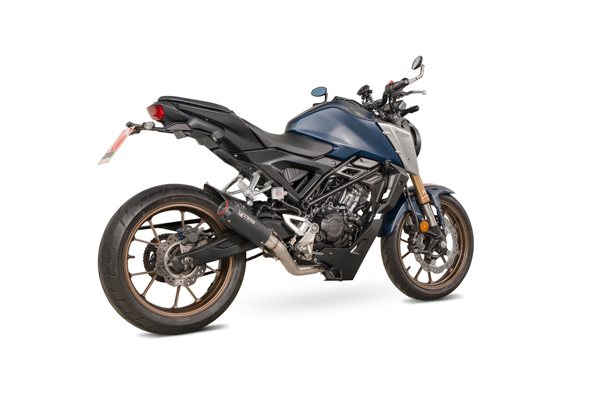 Honda CB 125 R (2021–2024) Scorpion Exhaust Red Power Full System - Black Ceramic