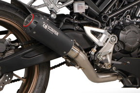 Honda CB 125 R (2021–2024) Scorpion Exhaust Red Power Full System - Black Ceramic